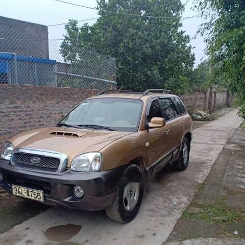 Cần bán lại xe Hyundai Santa Fe đời 2003, màu nâu, xe nhập, số tự động