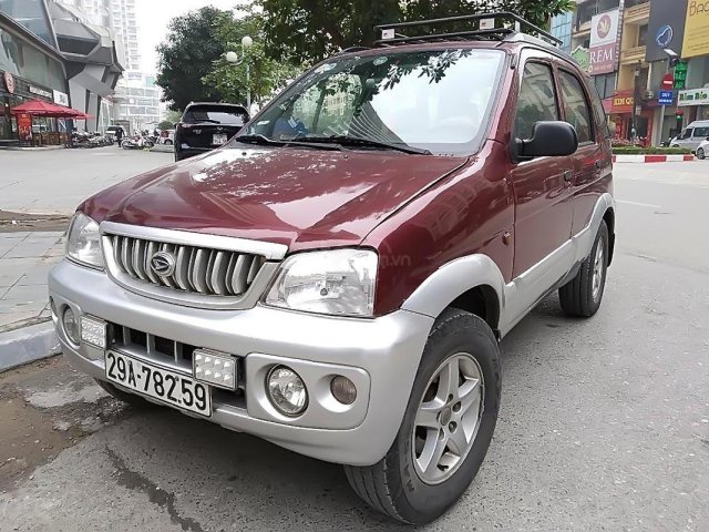 Cần bán xe Daihatsu Terios 1.3 4x4 MT năm sản xuất 2003, màu đỏ chính chủ, giá chỉ 210 triệu