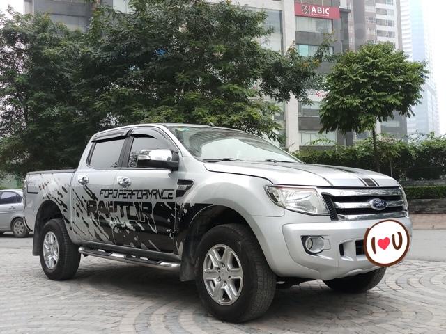 Ô tô Thủ Đô bán xe Ford Ranger XLT 2.2L 4x4 2013, màu bạc, 445 triệu