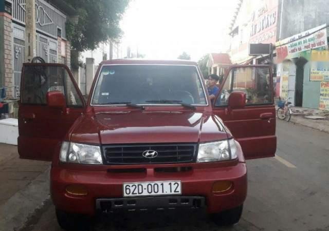 Bán Hyundai Galloper sản xuất 2003, màu đỏ, nhập khẩu