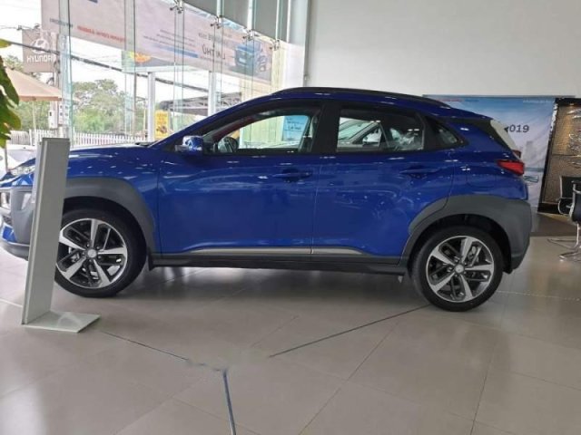 Bán xe Hyundai Kona 1.6 Turbo năm 2019, màu xanh lam