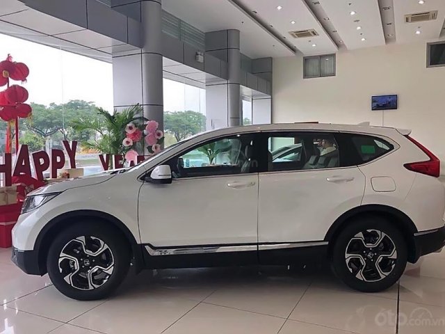 Bán xe Honda CR V E 2018, màu trắng, nhập khẩu0