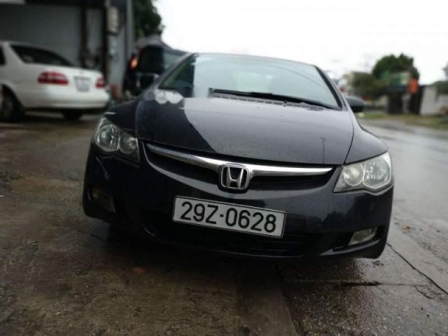 Bán xe Honda Civic sản xuất năm 2007, màu đen, xe nhập