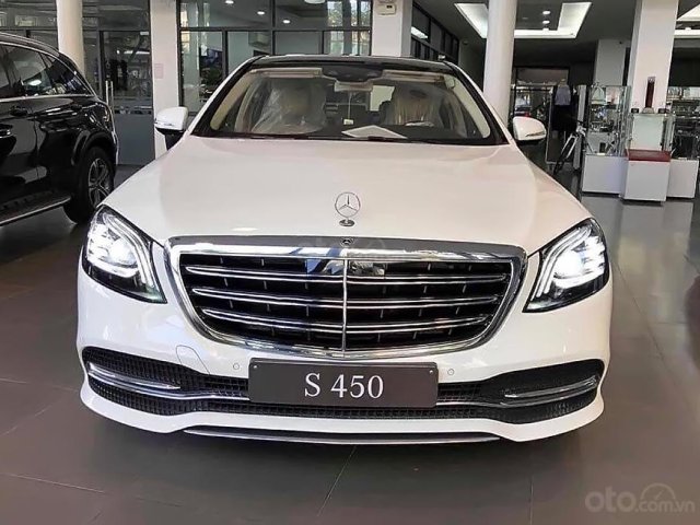 Bán xe Mercedes S450L đời 2019, màu trắng