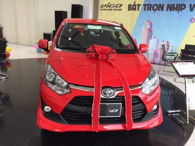 Bán Toyota Wigo 1.2 2019, màu đỏ, nhập khẩu, giá chỉ 345 triệu