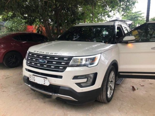 Bán Ford Explorer 2016, màu trắng, xe nhập