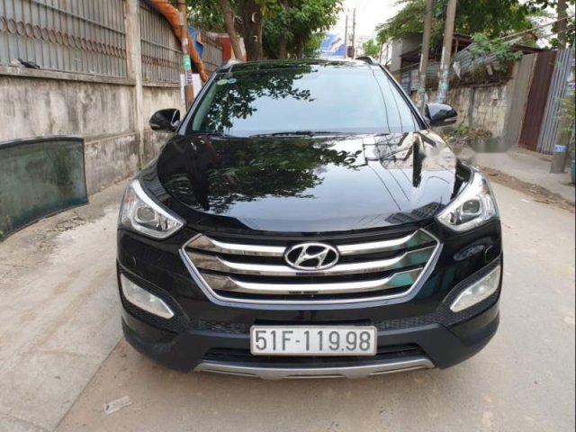 Bán Hyundai Santa Fe 2014, màu đen, nhập khẩu