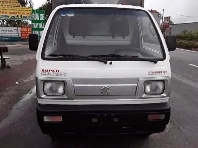 Bán xe tải Suzuki Carry 5 tạ thùng bạt màu trắng, sản xuất năm 2008, đăng ký lần đầu năm 20110