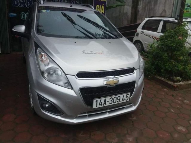 Bán Chevrolet Spark LTZ đời 2014, màu bạc, xe gia đình, giá chỉ 239 triệu