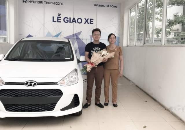 Cần bán Hyundai Grand i10 sản xuất năm 2016, màu trắng, xe nhập số sàn, giá chỉ 320 triệu