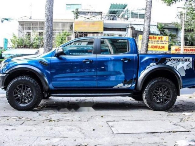 Bán xe Ford Ranger Raptor đời 2018, màu xanh lam, xe nhập