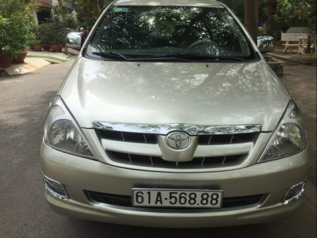 Cần bán Toyota Innova G sản xuất năm 2006, màu ghi vàng 