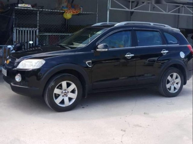 Cần bán gấp Chevrolet Captiva đời 2007, màu đen, giá chỉ 278 triệu