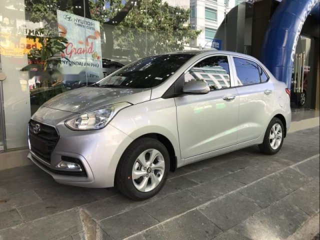 Bán xe Hyundai Grand i10 năm sản xuất 2019, màu bạc