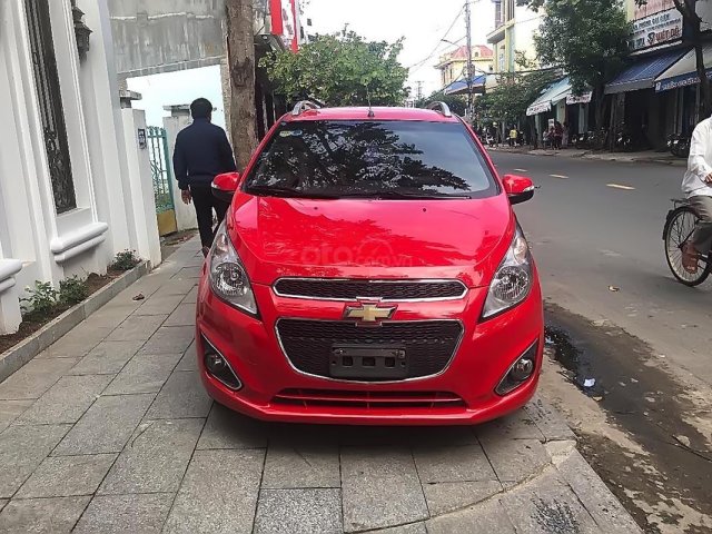 Cần bán xe Chevrolet Spark LTZ 1.0 AT Zest 2014, màu đỏ xe gia đình