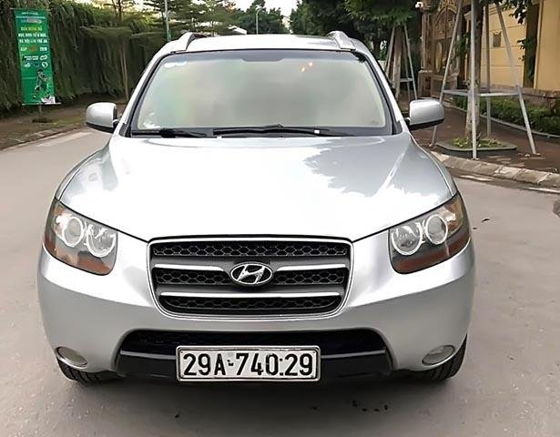 Bán Hyundai Santa Fe MLX sản xuất 2007, màu bạc, nhập khẩu  