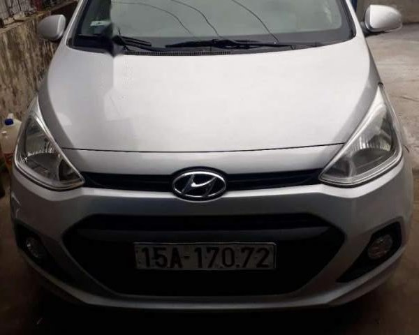 Bán ô tô Hyundai Grand i10 đời 2014, màu bạc, xe nhập 