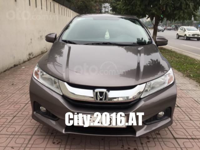 Bán xe Honda City 1.5AT màu titan SX cuối 2016, số tự động vô cấp