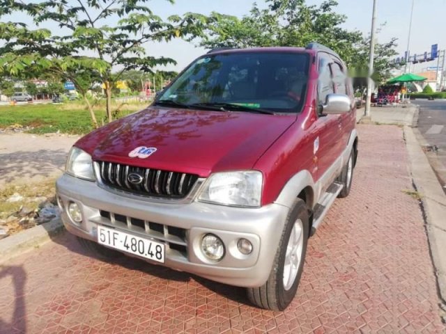 Cần bán lại xe Daihatsu Terios 4x4WD sản xuất 2003, màu đỏ, còn rất đẹp