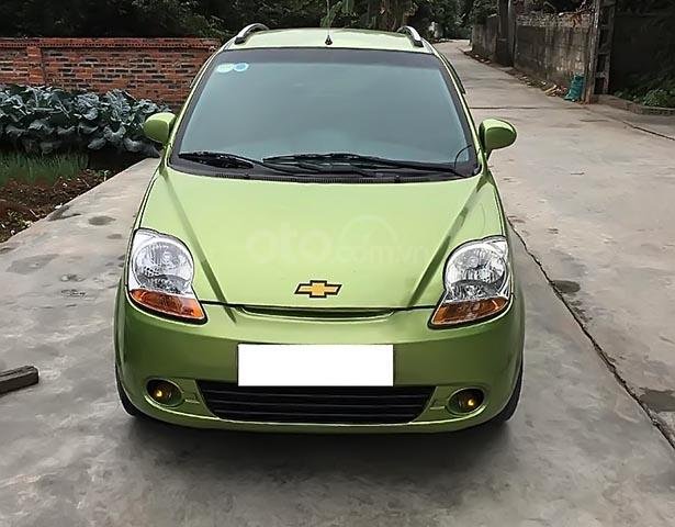 Bán xe Chevrolet Spark LT 0.8 MT đời 2008, màu xanh lục, đã đi 30000 km