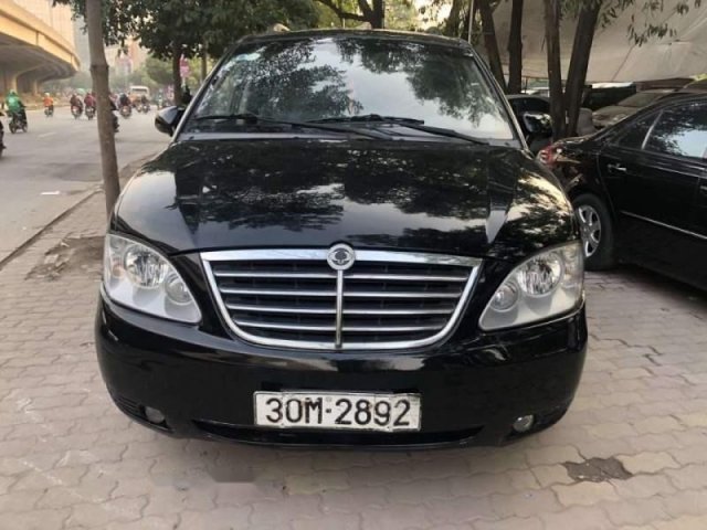 Bán Ssangyong Stavic đời 2008, màu đen, xe nhập