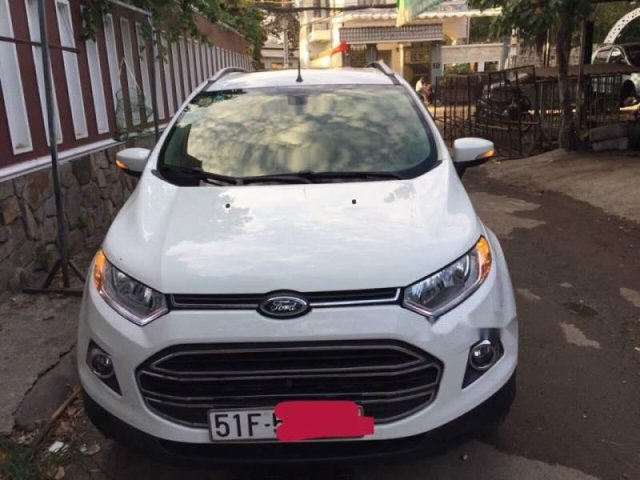 Bán Ford EcoSport Titanium 2016, màu trắng, nhập khẩu mới chạy 36000 km