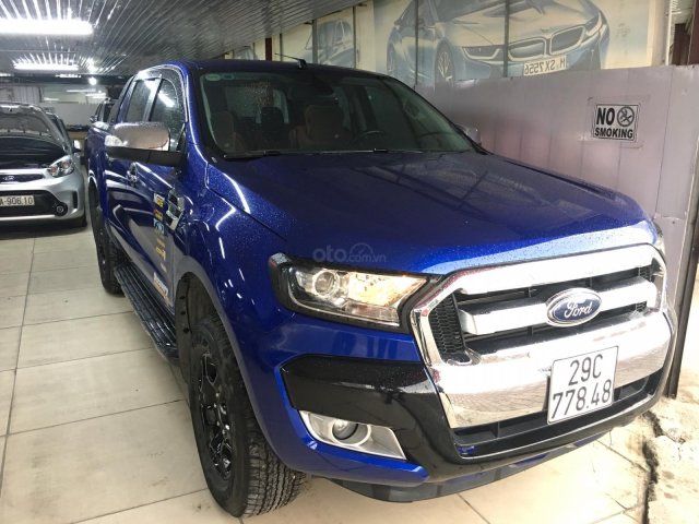 Cần bán Ford Ranger 2.2L XLT 4x4 MT năm 2016, màu xanh lam, nhập khẩu giá cạnh tranh