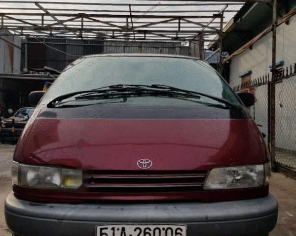 Cần bán xe Toyota Previa năm 1990, màu đỏ, xe nhập, giá tốt