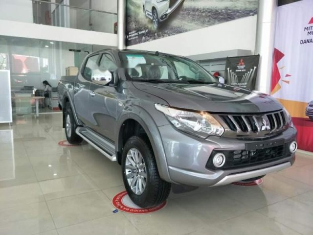 Bán ô tô Mitsubishi Triton 2019, màu xám, nhập khẩu giá cạnh tranh