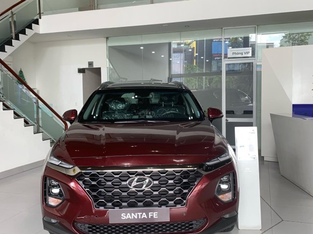 Bán xe 7 chỗ Hyundai Santa Fe 2019 Đà Nẵng - tặng 20 triệu, hỗ trợ vay vốn 80%, LH 0935.851.4460