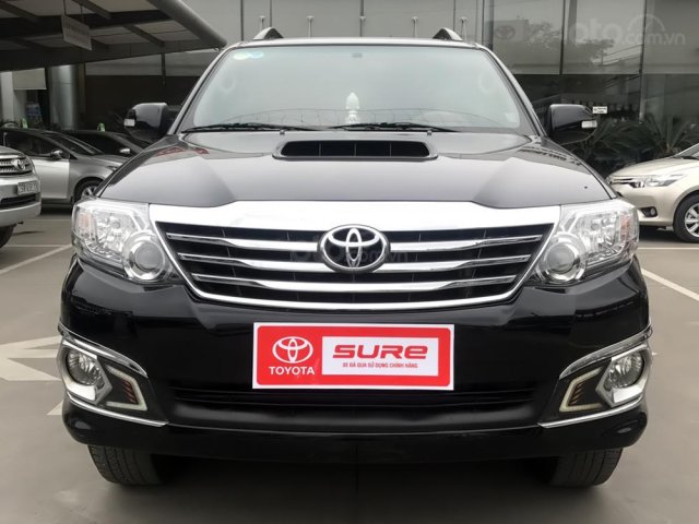 Cần bán xe Toyota Fortuner 2.5G đời 2016, màu đen