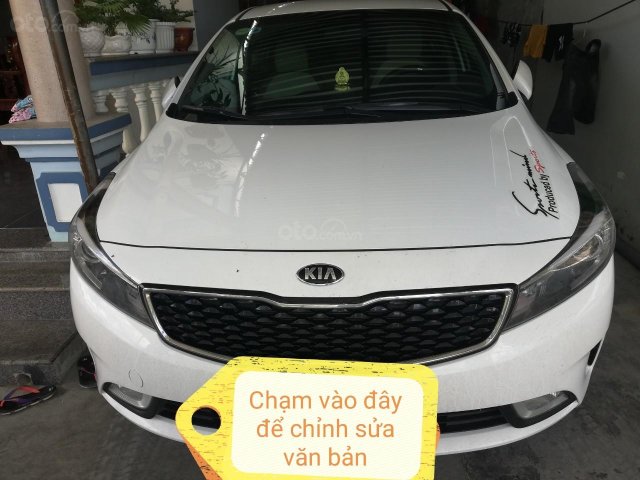 Chính chủ bán ô tô Kia Cerato sản xuất 2018, màu trắng  