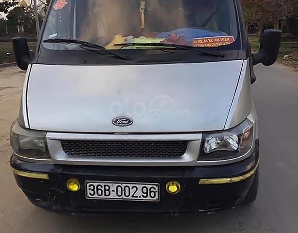 Bán Ford Transit màu xanh, đời 2005, xe đang chạy bình thường, máy ổn