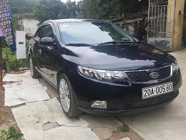 Bán xe Kia Forte EX 1.6 MT đời 2011, màu đen, số sàn, giá tốt