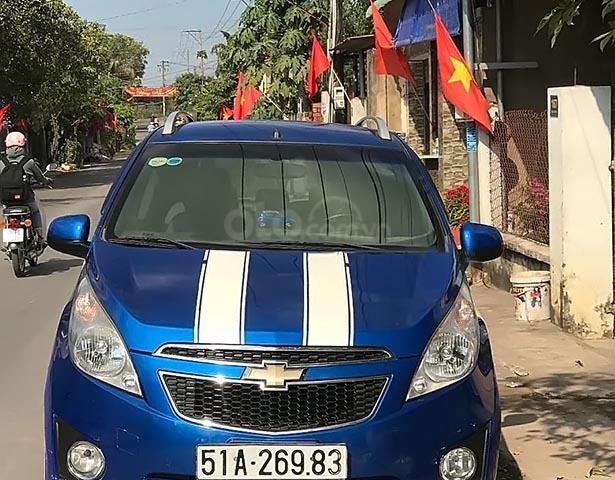 Bán xe Chevrolet Spark LT 1.2 MT đời 2011, màu xanh lam