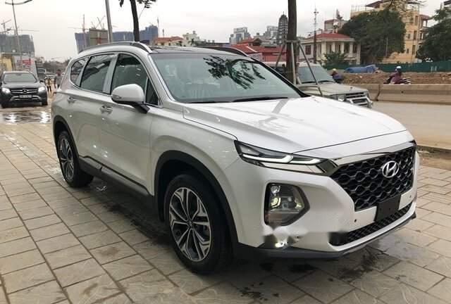 Bán xe Hyundai Santa Fe năm 2019, màu trắng, giá tốt