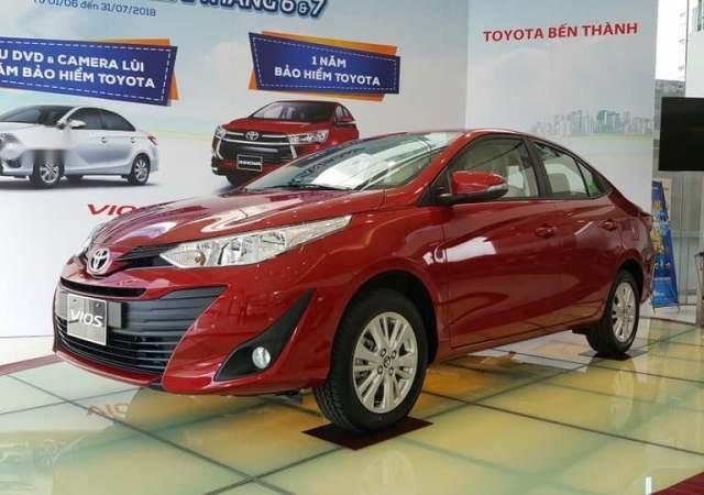 Bán xe Toyota Vios 1.5E CVT đời 2019, màu đỏ