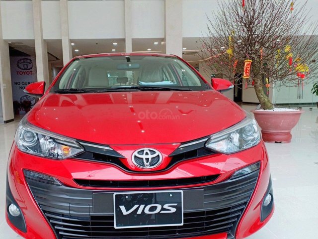 Bán Toyota Vios G năm 2019, màu đỏ, giá chỉ 531tr