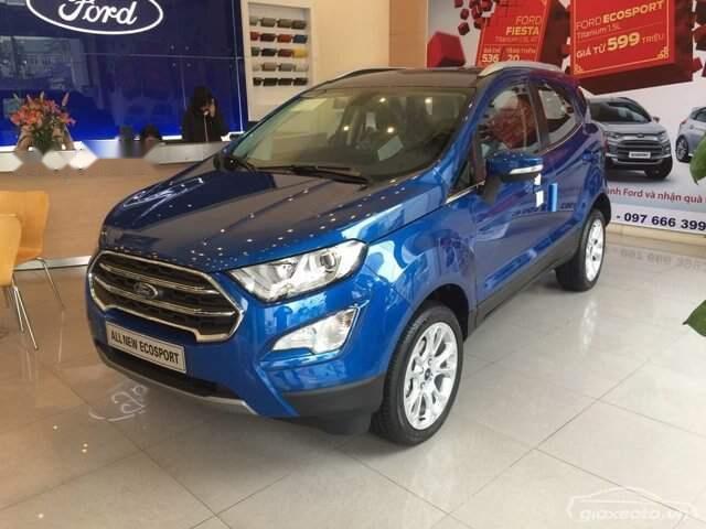 Cần bán Ford EcoSport sản xuất năm 2019, màu xanh lam, giá cạnh tranh