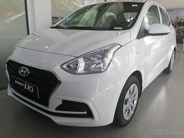 Cần bán xe Hyundai Grand i10 1.2 MT Base sản xuất năm 2018, màu trắng