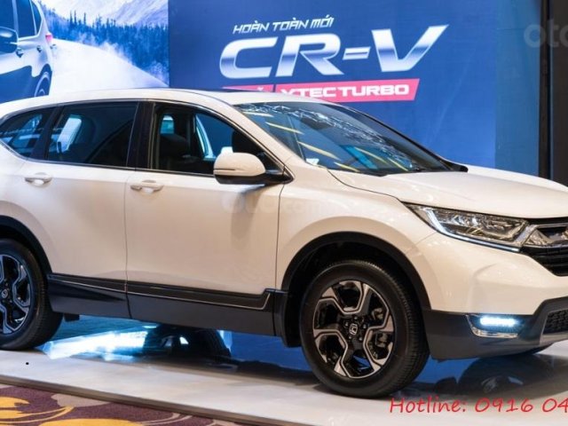 Honda CR-V 1.5L nhập Thái Lan, xe đủ bản, đủ màu, giao ngay, siêu khuyến mại đầu xuân, hỗ trợ ngân hàng 80% giá xe