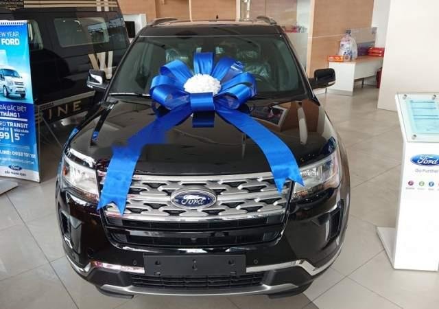 Bán Ford Explorer 2018, màu đen, nhập khẩu 0