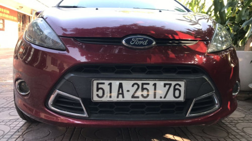 Bán ô tô Ford Fiesta 1.6 AT đời 2011, màu đỏ số tự động0