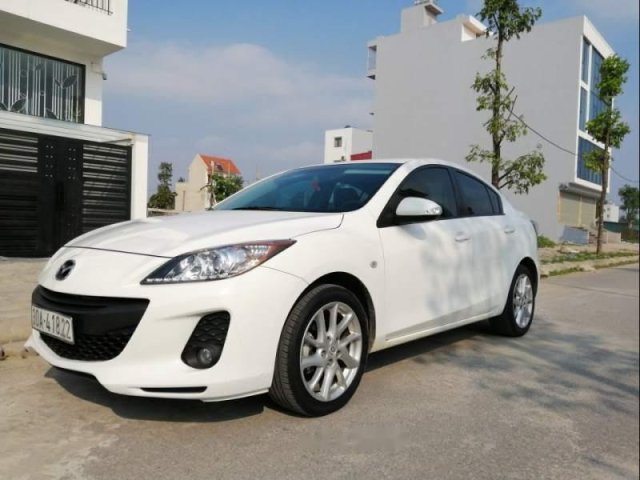 Cần bán lại xe Mazda 3 sản xuất năm 2014, màu trắng, 505 triệu