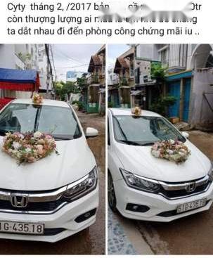 Bán Honda City 2017, màu trắng, xe nhập