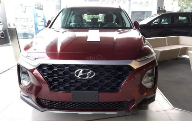 Bán xe Hyundai Santa Fe năm sản xuất 2019, màu đỏ, xe nhập