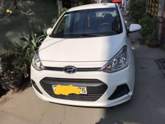 Cần bán lại xe Hyundai Grand i10 năm 2016, màu trắng, nhập khẩu chính chủ0