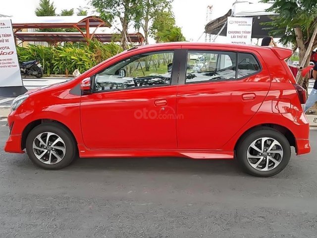 Bán xe Toyota Wigo 1.2G AT sản xuất năm 2018, màu đỏ, nhập khẩu nguyên chiếc