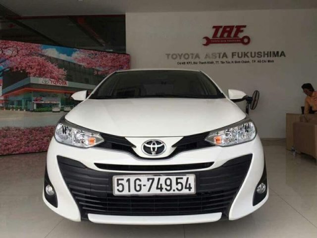 Cần bán lại xe Toyota Vios E năm sản xuất 2018, màu trắng số tự động