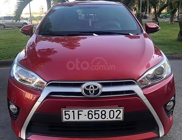 Bán Toyota Yaris đời 2015, màu đỏ, nhập khẩu nguyên chiếc